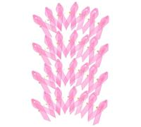 Hemobllo Ruban de Sensibilisation au Cancer du Sein Décoratif Portable, Broche Épingle Rose en Lot de 100 Pièces, Accessoire Publicitaire pour Campagne et Collecte de Fonds, Usage