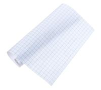 Hemobllo Ruban de Transfert en Vinyle Pvc Autocollant Transparent avec Grille Bleue, 30cm X 100cm, Adhésif Résistant et Repositionnable pour Transfert Précis sur Panneaux, Bois, Murs