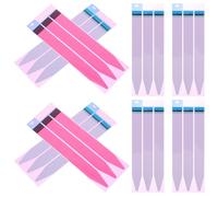 Hemobllo Rubans Adhésifs pour Batteries de Téléphone - 8 Feuilles Autocollants Arrière Batterie Forte Adhérence Rouge Bandes de Remplacement pour Réparation Téléphones Montres et