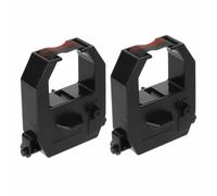 Hemobllo Rubans de Remplacement Universels pour Pointeuses Numériques, Lot de 2 Cadres Compatibles Horloges et Imprimantes de Pointage