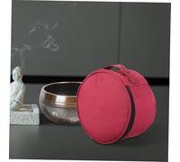 Hemobllo Sac de Transport pour Bol Chantant Cristal Pochette de Rangement avec Étui Pratique et Portable pour Bol Bouddha Accessoire de Tibétaine