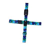 Hemobllo Sangle de Bagage de Voyage à Fermeture à Combinaison TSA, Polyester Résistant, Ceinture Réglable Croisée, pour Valise Sécurisée, Couleur Corail des Grands Fonds