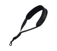Hemobllo Sangle de Saxophone Large et Épaisse avec Crochet Fermé Harnais Dépaule Antidérapant pour Sax Alto Ténor et Soprano Confortable pour Musiciens et Débutants