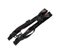 Hemobllo Sangle de Saxophone Nylon Rembourrée Harnais Double Épaule Ajustable pour Sax Alto Ténor Soprano Répartiteur de Poids Confortable