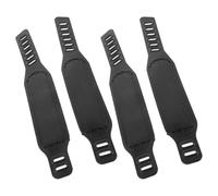 Hemobllo Sangles de Pédales Réglables en Plastique pour Vélo D'appartement, Lot de 2 Paires, Accessoires de Fixation pour Pédalier de Sport Compatibles Vélos d'exercice et VTT
