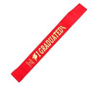 Hemobllo Sash de Graduation Satin Ceinture Étiquette de Remise des Diplômes Écharpe pour Célébrations Événements Accessoire Polyvalent pour Diplômés