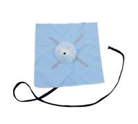Hemobllo Saxophone Alto Pull Through avec Brosse Nylon et Chiffon Microfibre Bleu pour Entretien Instrument
