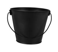 Hemobllo Seau à Graisse Multifonction en Fer pour Barbecue Noir Résistant La Chaleur Bac Collecteur pour Fours, Cheminées Et Accessoires De Fumoir