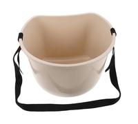 Hemobllo Seau Épandeur d'Engrais Blanc 10 Kg en Plastique Résistant Double Usage pour Cueillette de Fruits et Légumes Panier Portable Multifonction pour Jardinage et Fertilisation