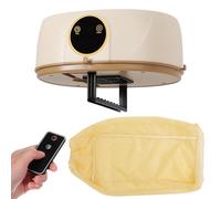 Hemobllo Sèche-linge Portable de Voyage, Mini Sèche-linge Pliable, Séchage Rapide, Abs et Nylon, pour Voyage D'affaires et Sieste, Ac220-240v, Européen