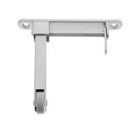 Hemobllo Sélecteur Automatique Porte de en Coupe-feu Double Métal Argenté Mécanisme de Fermeture pour Installation Espaces Étroits