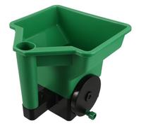Hemobllo Semoir Manuel Portable Épandeur de Semences Compact, Plastique Vert, Rotatif, pour Fleurs et Carottes, Usage Jardin et Cour, Léger et Compact