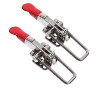 Hemobllo Serrage à Levier Réglable Acier Inoxydable Loquet Robuste pour Portes et Boîtes Mécanisme de Fermeture pour Usage Industriel et Domestique
