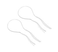 Hemobllo Serrage-tête à Pompons En Strass Cristal X2, Taille Moyenne, Accessoire Cheveux Féminin, Pour Fêtes Et Occasions Spéciales
