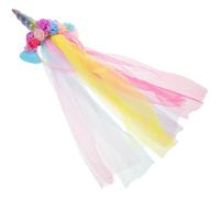 Hemobllo Serrage-tête Licorne en Tulle avec Cornes Arc-en-ciel Brillantes, Accessoire Cheveux pour Garçon et Filles et Tout-petits, pour Soirées en Club ou Scènes Style Plusieurs styles