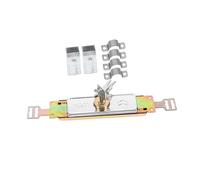 Hemobllo Serrure à Barillet avec Porte Verrou Rolling Shutter Door Lock Cuivre Résistance et Design Classique Installation Rapide pour Coulissantes Fenêtres et Meubles