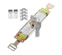 Hemobllo Serrure à Clé pour Porte de Garage Robuste avec Noyau Cuivre Verrou pour Rideau Métallique Serrure Utilitaire Fiable et Facile à Installer