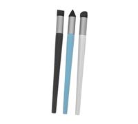 Hemobllo Set de 3 Pinceaux pour Pastels à Huile Tête en Éponge Plastique, Outils de Mélange Polyvalents pour Dessin et Peinture Formes Biseautées, Rondes et Doubles