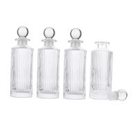 Hemobllo Set de Bouteilles Diffuseur Verre Clair pour Huiles Essentielles Contenant Rechargeable pour Parfum Ambiance et DIY Diffuseur avec Bouchon Boule Verre