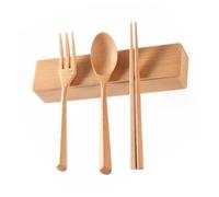 Hemobllo Set de Couverts Portables avec Cuillère Fourchette et Baguettes Vaisselle Légère pour Camping Pique- et Repas Quotidiens