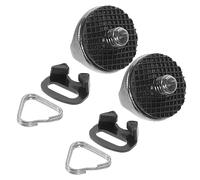 Hemobllo Set de Fixation pour Appareil Photo Anneaux Brisés Triangulaires en Acier Inoxydable et Abs, Compatible DSLR, Léger, pour Sangle de Poignet et Clip Caméra