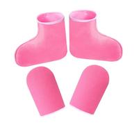 Hemobllo Set de Gants et Bottillons Paraffine pour Spa Mains et Hydratant et Maintien Thermique Adapté Soins Salon et Usage Domestique