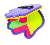 Hemobllo Set de Jouets de Lancer et Attraper Ballon Garçon Fille Jeu Extérieur Cible Collante Amusant pour Coordination Main-Oeil Activité Parent-garçon Fille Portable et Légère