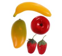 Hemobllo Set de Jouets Musicaux Maracas Forme de Fruits Simulés pour Garçon Fille Instruments Éducatifs Précoces pour Développement Musical et Motricité