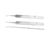 Hemobllo Set de Pinces Antistatiques Inox Pointues pour Film Carrosserie Voiture Outil pour Film Invisible et Retouche Couleur Résistance à Usure et Maniabilité Fine