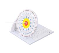 Hemobllo Solaire Scientifique Horloge Solaire Équatoriale Modèle pour Lecture Heure avec Ombre