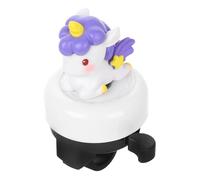Hemobllo Sonnette de Vélo Garçon et Filles Motif Licorne 3D Klaxon Puissant Compatible Draisiennes Trottinettes et Vélos Couleur Blanche Installation sans Outil pour Balades Urbaines