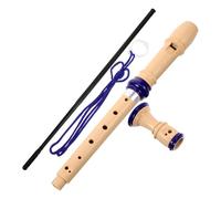 Hemobllo Soprano Recorder Flute For Safe And Comfortable Beginner Musical Instrument Durable Material With Tone For Children's Music Education