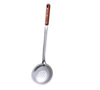 Hemobllo Spatule à Riz Inox Réutilisable avec Manche Long Ustensile Cuisine Résistant Chaleur Cuillère Spatule Antibrûlure Pratique pour Wok et Cuisson Familiale