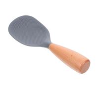 Hemobllo Spatule à Riz Silicone avec Manche Antiadhésive et Antidérapante Compatible Cuiseur Riz Conçue pour Servir et Mélanger sans Rayer Casseroles