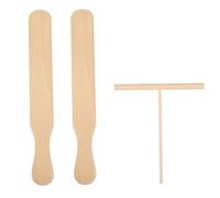Hemobllo Spatule Cuisine Set Crepe Spreader Râteau Turner Ergonomique pour Pancakes Omelettes DIY