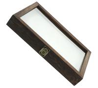 Hemobllo Specimen Boite 1 Ensemble de Spécimen D'insecte en Bois pour Spécimens de et de Plantes avec Couvercle Transparent, Affichage de Bureau Plusieurs styles
