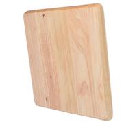 Hemobllo Square Wooden Stool Seat Top Replacement Wood Surface for Home Restaurant and Bar Seating with Elegant Natural Finish