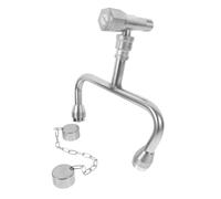 Hemobllo Station de Lavage Oculaire Urgence Inox Fixation sur Robinet avec Levier Conversion Facile de Robinet Standard pour Rinçage Oculaire Secours Rapide Installation sans Outil