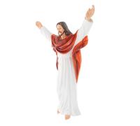 Hemobllo Statue De Pâques Statue De Jésus Ouvrant sur Trois Côtés Suspension Classique Grotte pour Statue Religieuse Jésus Décorations De Pâques Grand Pendentif Petit Jésus Résine
