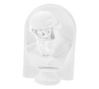 Hemobllo Statue Résine Décorative Poseidon Sculpture Buste Légende Grecque Ornement Jardin Bureau Compact et Léger