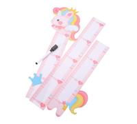 Hemobllo Sticker Mural Toise de Croissance pour Chambre D'garçon et Filles Design Animaux Cartoon, Pvc Rose, sans Décoloration et Amovible, pour Chambre Bébé
