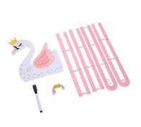 Hemobllo Sticker Mural Toise de Mesure pour Garçon et Filles Motif Animal 3d Détachable, Autocollant de Taille Ludique et Décoratif pour Chambre D'enfants, Résistant à L'usure, Crèche