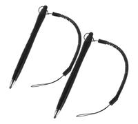 Hemobllo Stylet pour Tablettes Et Appareils Tactiles 2 Pièces en ABS Noir avec Haute Sensibilité Et Mécanisme À Ressort pour Dessin Et Prise De Notes