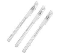 Hemobllo Stylo Contour Sourcils Blanc 3pcs pour Tatouage Permanent Pointe Précise et Matériau Acrylique, Outil Étanche pour Maquillage Sourcils et Lèvres