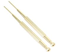 Hemobllo Stylo D'acupression en Cuivre avec Pointe Ponctuelle Légère et Sécurisée 2 Pièces pour Détecter les Points D'acupression et Thérapie à Domicile