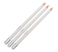 Hemobllo Stylo de Maquillage Blanc 3pcs Cire D'abeille, Crayon Eyeliner Multi-usage Résistant la Décoloration pour Ouvrir le Coin de L'œil