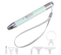 Hemobllo Stylo Diamant Lumineux Rechargeable Acier Inoxydable et Plastique Lumière LED Accessoires Inclus, pour Broderie et Peinture Diamant DIY