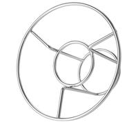 Hemobllo Support à Poulet Portable Acier Inoxydable Rôtissoire Multifonction pour Barbecue Support Professionnel pour Dinde et Poulet Accessoire BBQ et Ergonomique Cadeau Fête des Pères