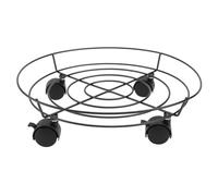 Hemobllo Support à roulettes pour Pot de Fleur en Fer Robuste avec Plateau Coulissant Base pour Bouteilles de gaz et Chariot pour jardinières capacité de Charge élevée adapté intérieur