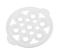 Hemobllo Support à Œufs Vapeur Perforé 15 CM en Plastique Résistant à la Chaleur Panier Vapeur Multifonction pour Cuisson Homogène des Œufs Pommes de Terre et Maïs Compatible Casseroles